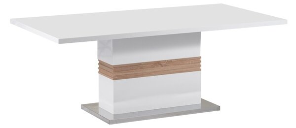 Маса Zoekrin MDF бяла 200x100x76 cm