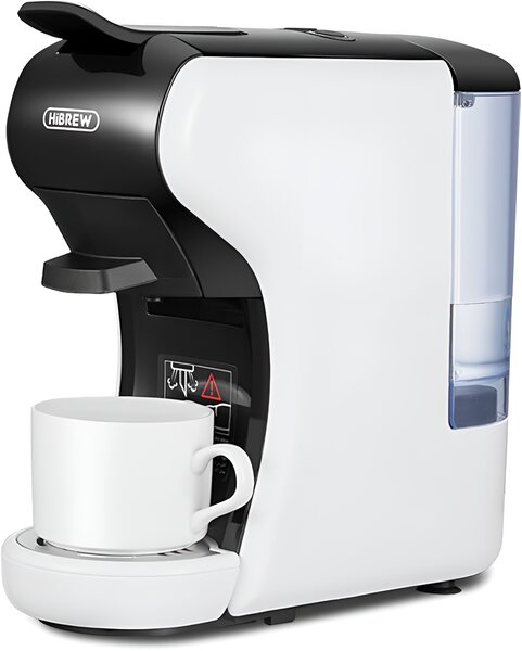 Мултифункционална кафемашина HiBREW H1A, 4 в 1, бяла