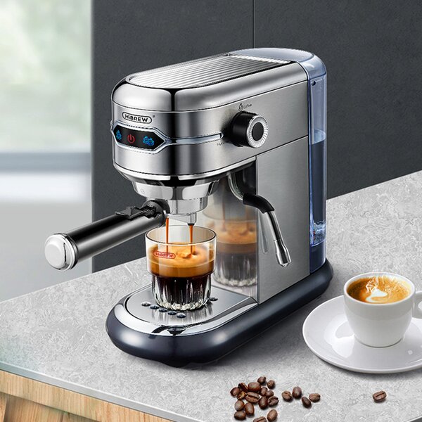 Кафемашина с мляно кафе HiBrew H11, 20 бара, сива