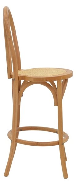 Бар стол Thonet от естествена букова дървесина 41x50x105 cm