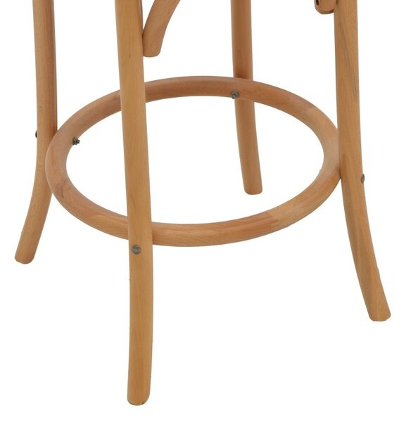 Бар стол Thonet от естествена букова дървесина 41x50x105 cm