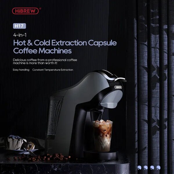 Мултикапсулна кафемашина HiBrew H17, 4 в 1