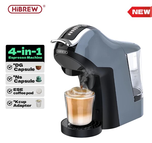 Мултикапсулна кафемашина HiBrew H17, 4 в 1