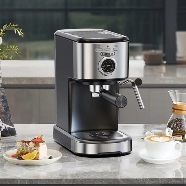 Кафемашина за еспресо HiBrew H5A, черна