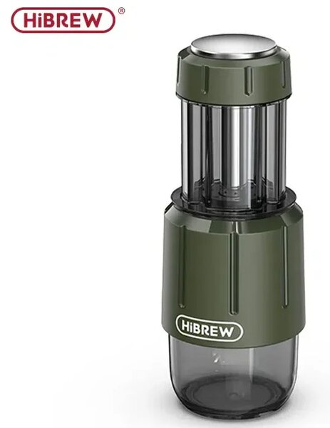 Преносима кафемашина HiBrew H4D, 2 в 1, зелена