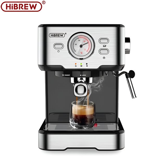 Кафемашина HiBREW H5, 20 бара, резервоар за вода 1.5Л