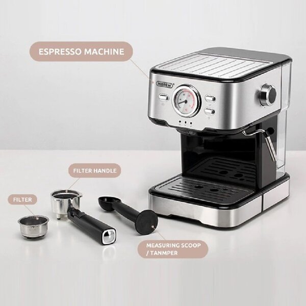 Кафемашина HiBREW H5, 20 бара, резервоар за вода 1.5Л