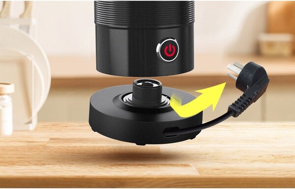 Електрическа кана за мляко HiBREW M1A, 450W, черна