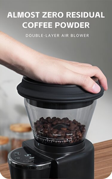 Електрическа кафемелачка с 31 степени на смилане HiBREW Grinder G3