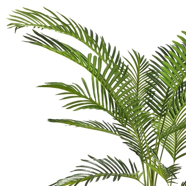 Декоративно растение Areca I в зелена пластмасова саксия PP PP H120 cm