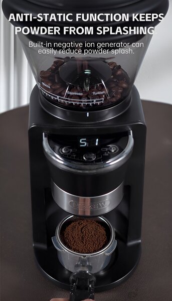 Електрическа кафемелачка с 31 степени на смилане HiBREW Grinder G3