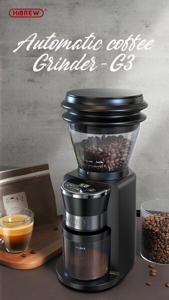 Електрическа кафемелачка с 31 степени на смилане HiBREW Grinder G3
