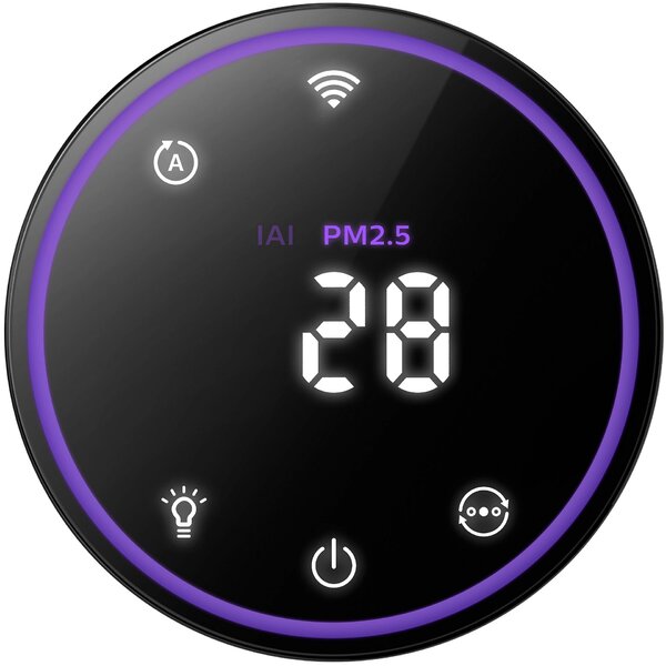 Въздухопречиствател Philips AC1715/11, до 78 м2, черен