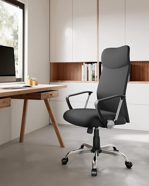 Офис стол Songmics Black 59x58x114.7-122.7 cm