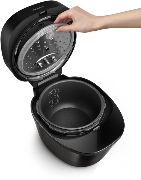 Мултикукър Philips HD2151/40, 5 L, 1000 W, черен