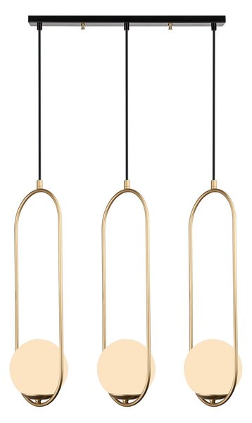 Висяща лампа в златист цвят , височина 146 cm Arch - Squid Lighting