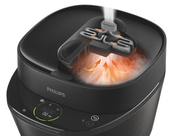 Мултикукър Philips HD2151/40, 5 L, 1000 W, черен