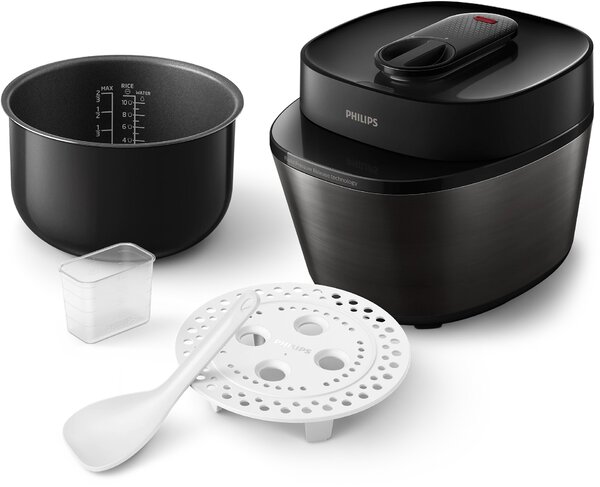 Мултикукър Philips HD2151/40, 5 L, 1000 W, черен