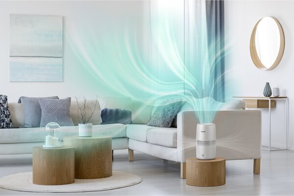Овлажнител за въздух Philips 2000 Series HU2510/10 Air Humidifier, до 31 м2, 2L, бял