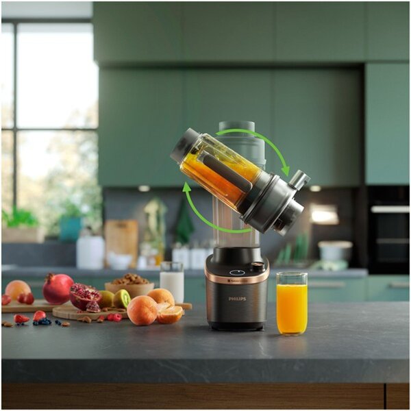 Блендер Philips HR3770/00, 12 скорости, 1500 W, черен