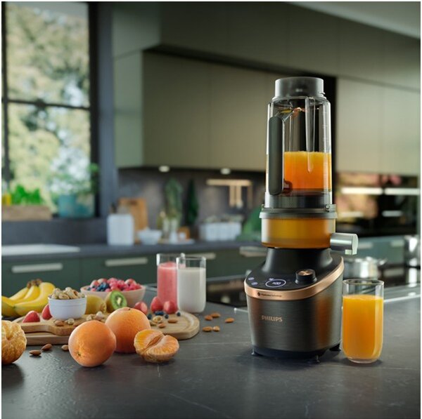 Блендер Philips HR3770/00, 12 скорости, 1500 W, черен