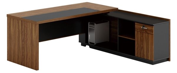 Дясно ъглово бюро Oscar Pako Pako World Nuc 220x180x76 cm