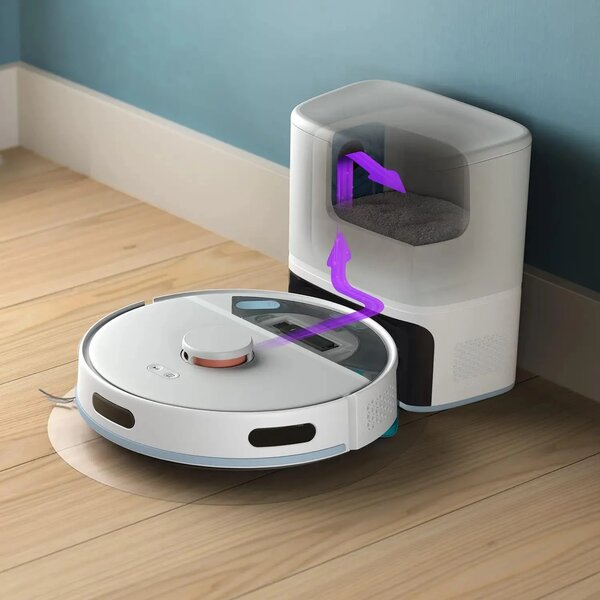 Прахосмукачка робот Philips HomeRun 2000 Series XU2100/20, бяла