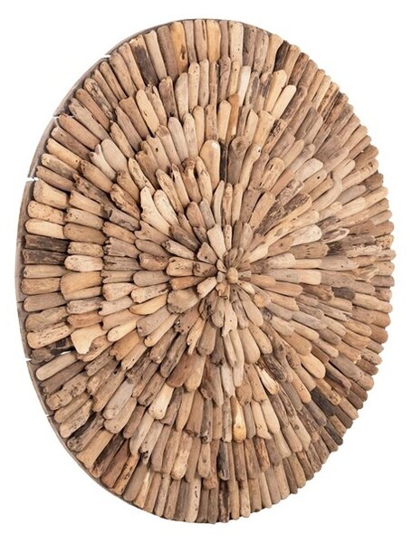 Дървена декорация за стена Wargrene Boho Pako World Natural 60x60x6 cm