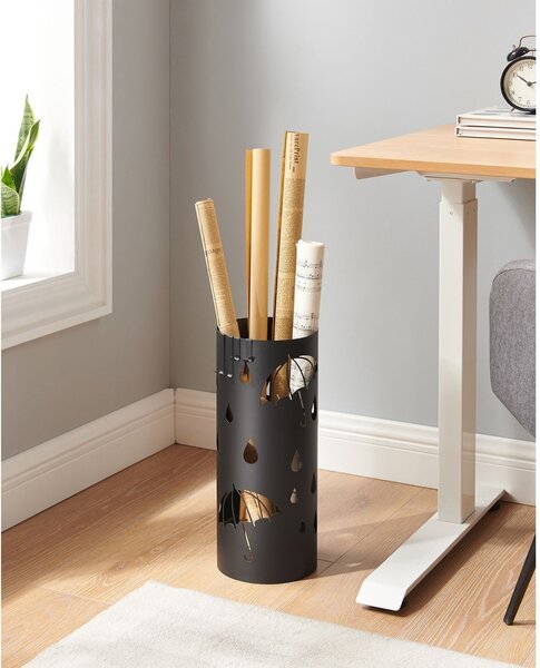 Стойка за чадър Songmics Black 17x17x41 cm