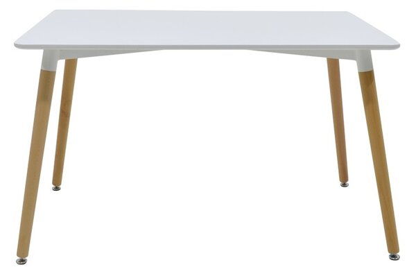 Комплект маса и столове от 5 части Natali-Noor White 120x80x76 cm