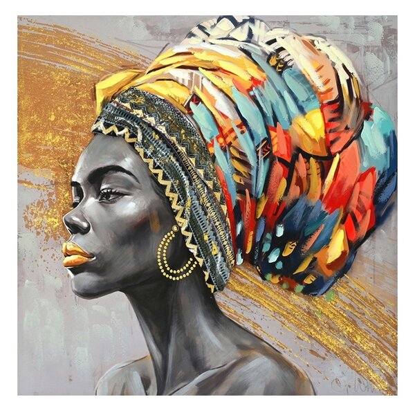 Картина на канава, Africana Inart I, Pako World, 100x3x100 см