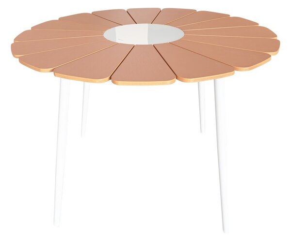 Маса, Pinap, Pako World, бяло-естествен цвят, 110x74 см