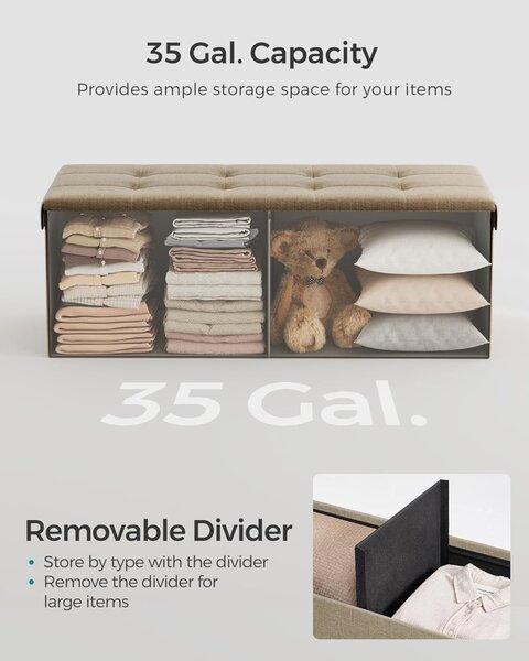 Скрин за съхранение Camel Songmics 38 x 110 x 38 см