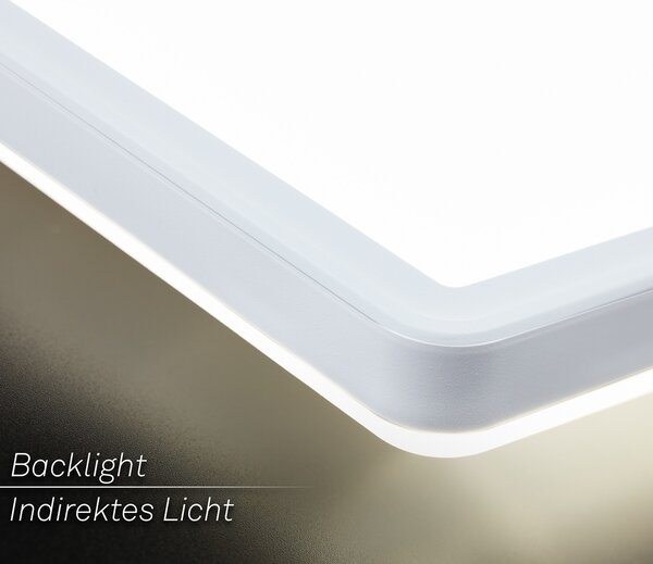 Briloner LED осветление за таван Tava, бяло, пластмаса, 98 cm, подсветка, Бял, Дневна/трапезария, Пластмаса, Модерен