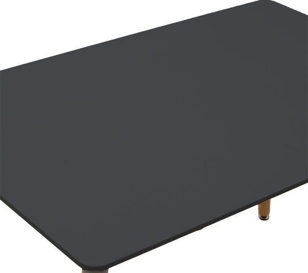 Холна маса Natali Pako Pako World Black 120x80x76 cm