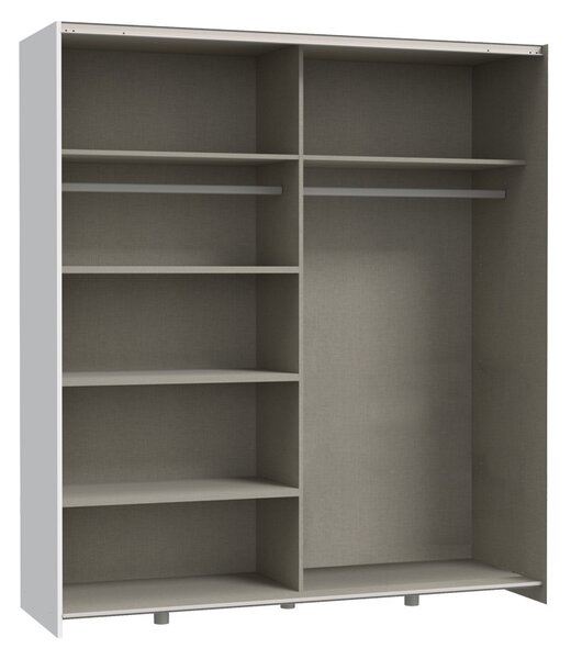 Гардероб с 2 врати Noez I White 170.5x61x190.5 cm
