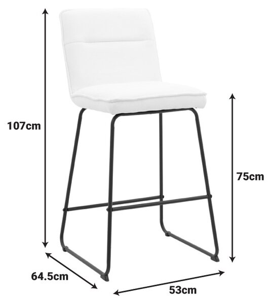 Бар стол Essential White 53x64.5x64.5x107 cm