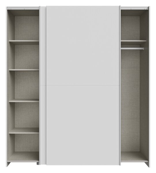 Гардероб с 2 врати Noez I White 170.5x61x190.5 cm