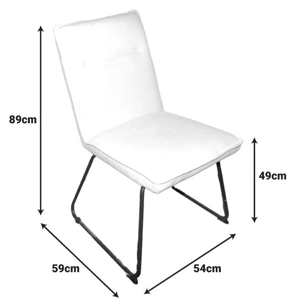 Essential Chair White 54x59x89 cm