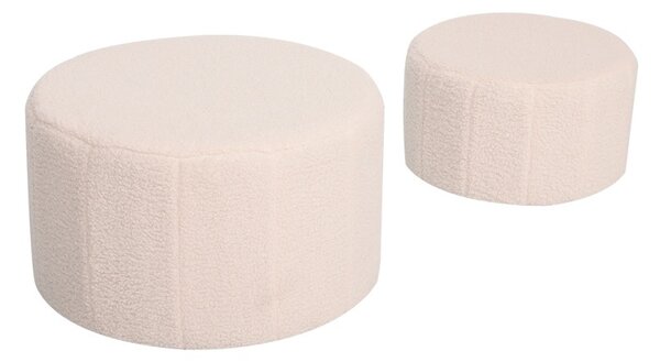 Комплект от 2 табуретки 2 бр Gabello boucle Bej 44x44x26,5 cm