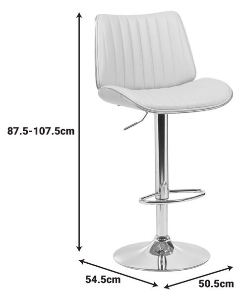Бар стол Amani Beige 50.5x54x107.5 cm
