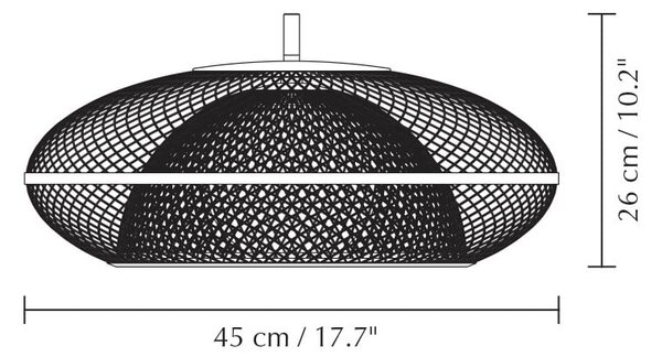 Златен aбажур ø 45 cm Faraday – UMAGE