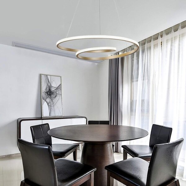 LED полилей Rexon Златист 49x49x12 см
