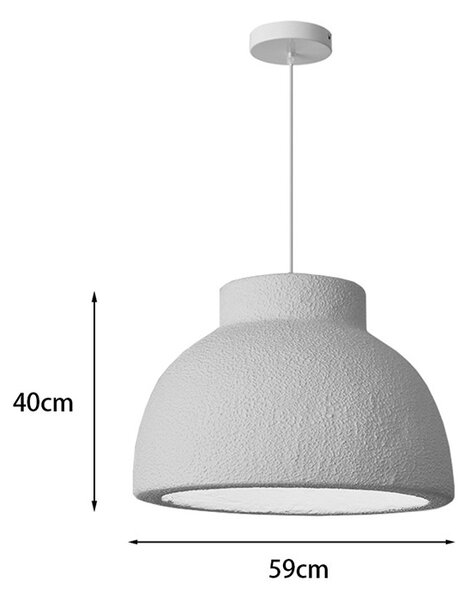 LED полилей Jenila Бял 59x59x40 см