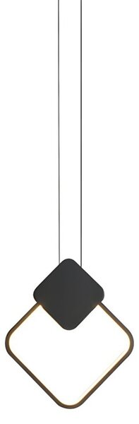 LED полилей, Teebo, черен, 23.5x20x29.5 см