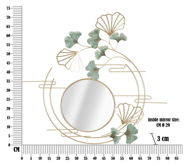 Огледало за стена ø 29 cm Greenery - Mauro Ferretti