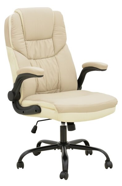 Директорски офис стол, Stellar, бежов, 70x77x119 см
