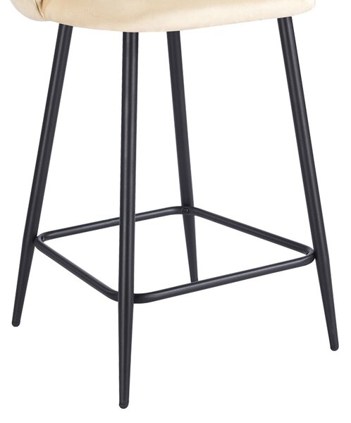 Комплект барни столове, 2 бр., Perch, Pako, крем 50x53x99 см