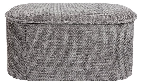 Табуретка с място за съхранение, Trebia, Pako, сива, 76x38x38 см