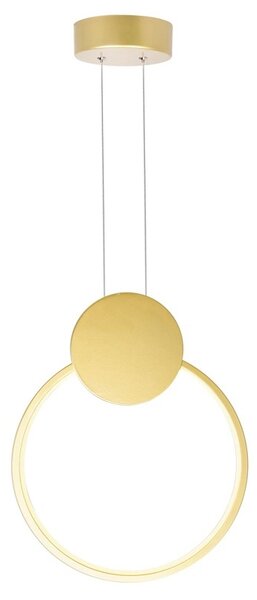 LED полилей, Ganden, Pako, златист, 26,5 × 26,5 × 20 см